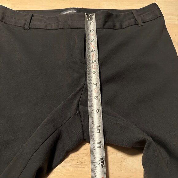 Van Heusen Stretch Extensible Charcoal Gray Business Casual Trouser Pants Size 6 - Picture 6 of 9